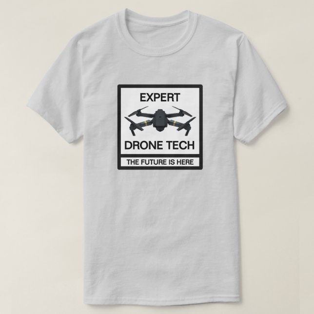 Camiseta Expert Drone Tech™ (Diseño del anverso)