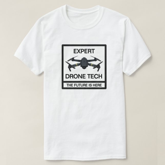 Camiseta Expert Drone Tech™ (Diseño del anverso)