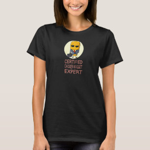 Camiseta Experto Certificado en Nuggets de Pollo Comida Ado