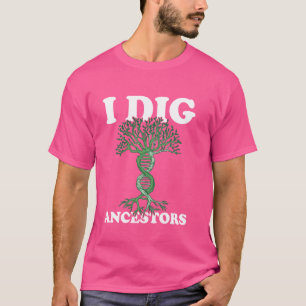 Camiseta Experto en árbol genealógico de genealogista Inves