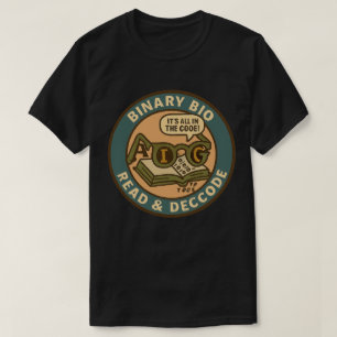 Camiseta Experto en bioinformática descifrando el código bi