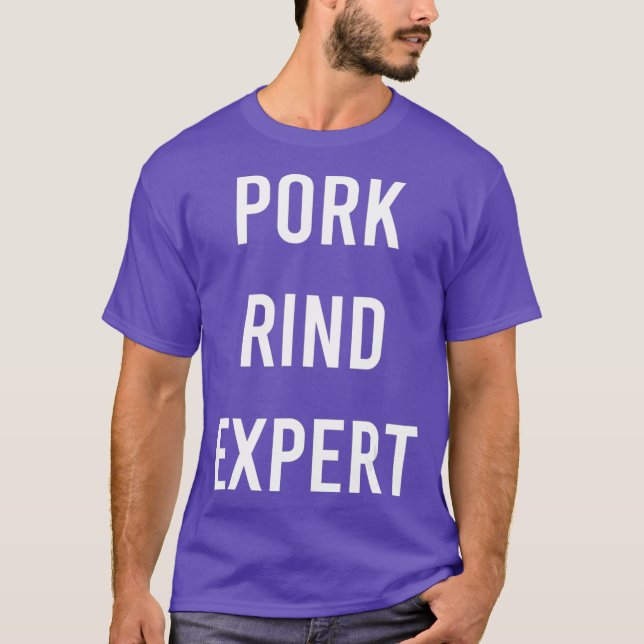 Camiseta Experto en carne de cerdo Funny Junk Fast Food Gag (Anverso)