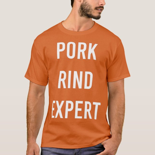 Camiseta Experto en carne de cerdo Funny Junk Fast Food Gag (Anverso)