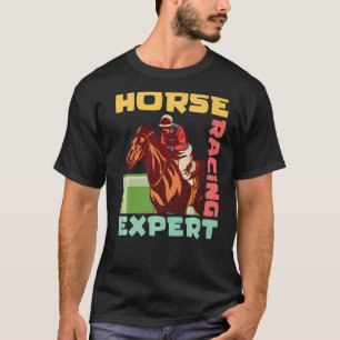 Camiseta Experto en Carreras de caballos Caballo de Caballo