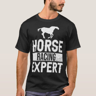 Camiseta Experto en carreras de caballos Fans de carreras d