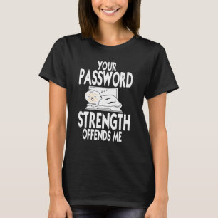 Camiseta Experto en ciberseguridad masculino para hacker de