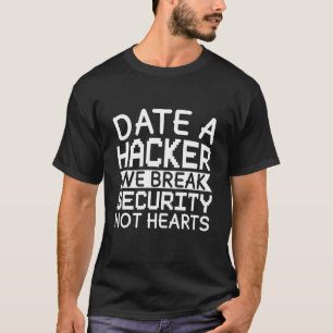 Camiseta Experto en Ciberseguridad Para Cyber Hacker Y Prog