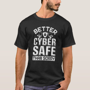 Camiseta Experto en Ciberseguridad Para Cyber Hacker Y Prog