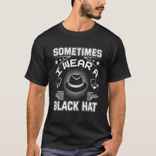 Camiseta Experto en Ciberseguridad Para Cyber Hacker Y Prog