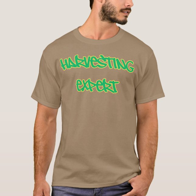 Camiseta experto en cosecha (Anverso)