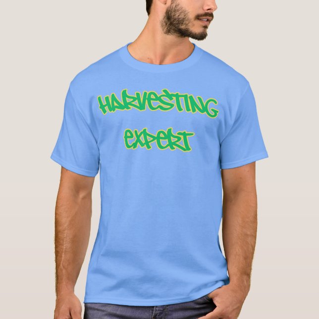 Camiseta experto en cosecha - añejo (Anverso)