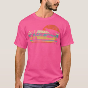 Camiseta Experto en distanciamiento social Hang Gliding Han