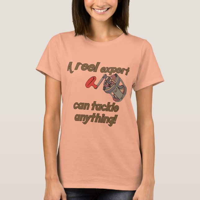 Camiseta Experto en el papel de pesca (Anverso)