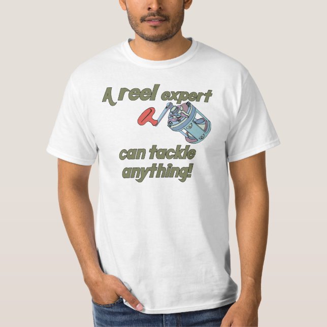Camiseta Experto en el papel de pesca (Anverso)