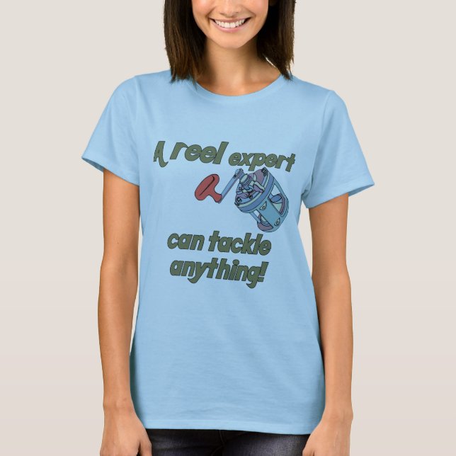 Camiseta Experto en el papel de pesca (Anverso)