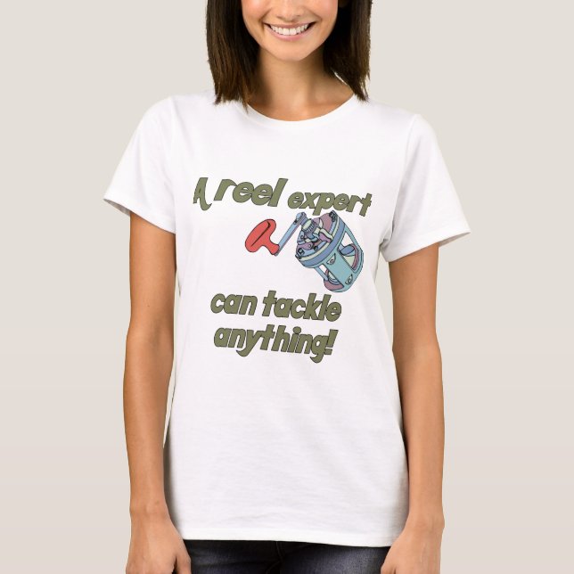 Camiseta Experto en el papel de pesca (Anverso)