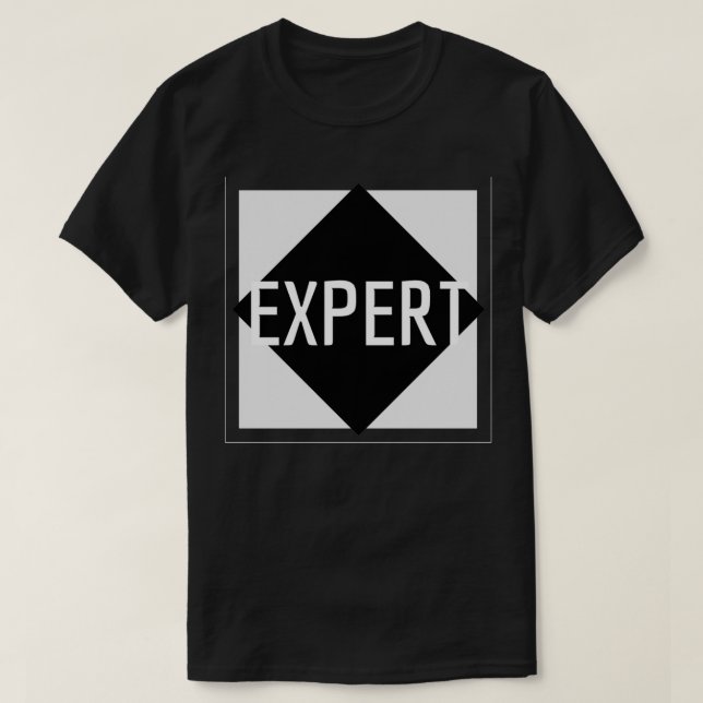 Camiseta Experto en esquí (Diseño del anverso)