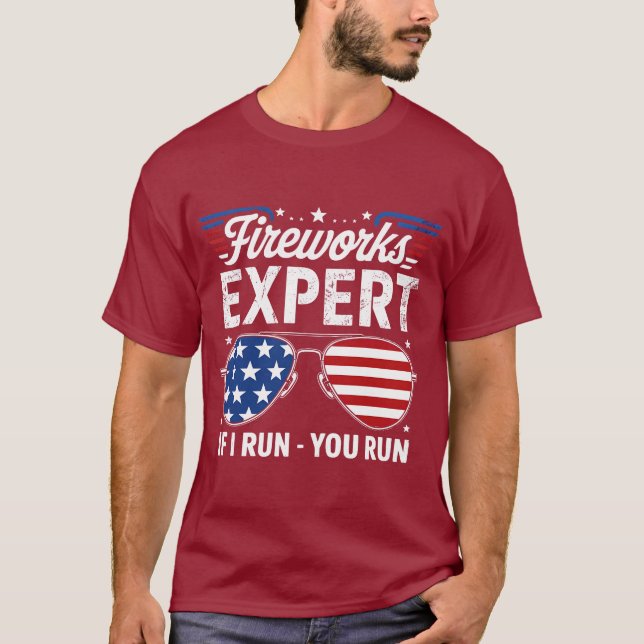 Camiseta Experto en fuegos artificiales Si Lo Ejecuto (Anverso)