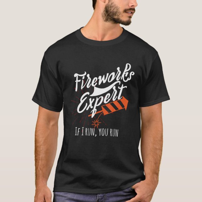 Camiseta Experto en fuegos artificiales Si Te Ejecuto Pyro  (Anverso)