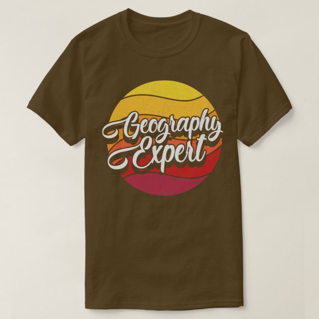Camiseta Experto en geografía (Diseño del anverso)