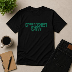 Camiseta Experto en Hojas de Cálculo Diseño de Experto en