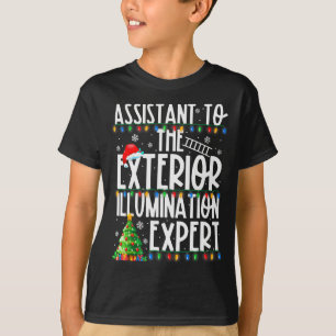 Camiseta Experto en Iluminación Exterior Instantánea Navide