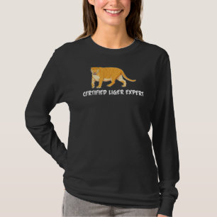 Camiseta Experto en Liger Tiger Wild Zoo Animal