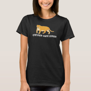 Camiseta Experto en Liger Tiger Wild Zoo Animal