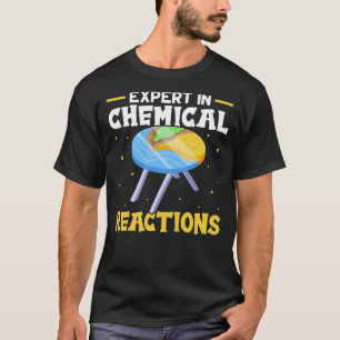 Camiseta Experto en madera epóxica en reacciones químicas