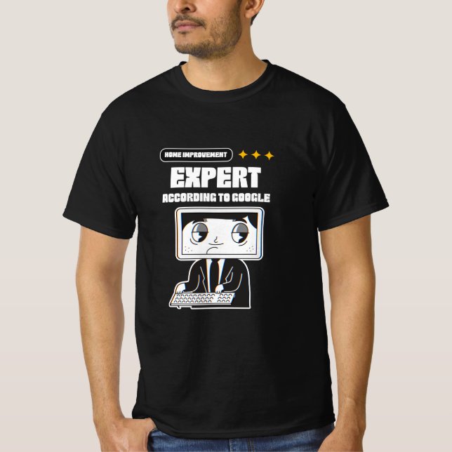 Camiseta Experto en mejora del hogar según Google (Anverso)