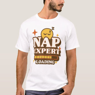 Camiseta Experto en Nap Cargando Divertido Amante del sueño