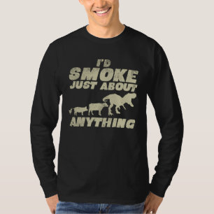 Camiseta Experto en Parrilla para Barbacoa Fumaría Cualquie