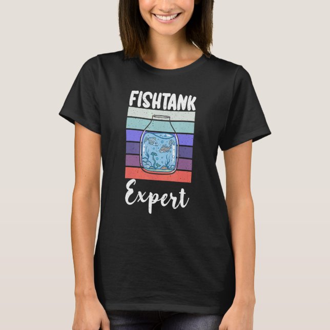 Camiseta Experto en peceras dueño de peces (Anverso)