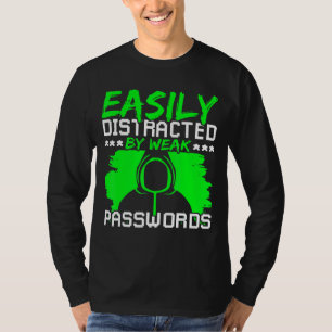 Camiseta Experto en piratería ética de ciberseguridad y som