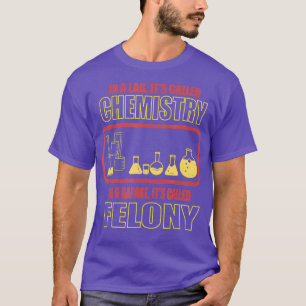 Camiseta Experto en Química de Laboratorio de Garaje Nerd S