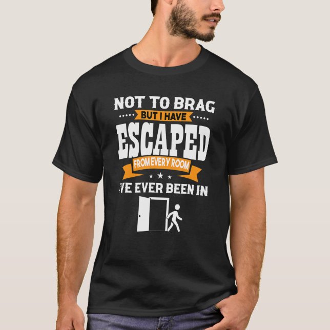 Camiseta Experto en sala de escape (Anverso)