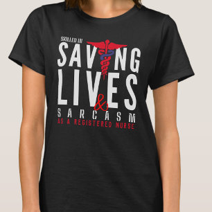 Camiseta Experto en salvar vidas - Enfermera familiar Med
