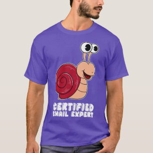 Camiseta Experto en Snail Certificado