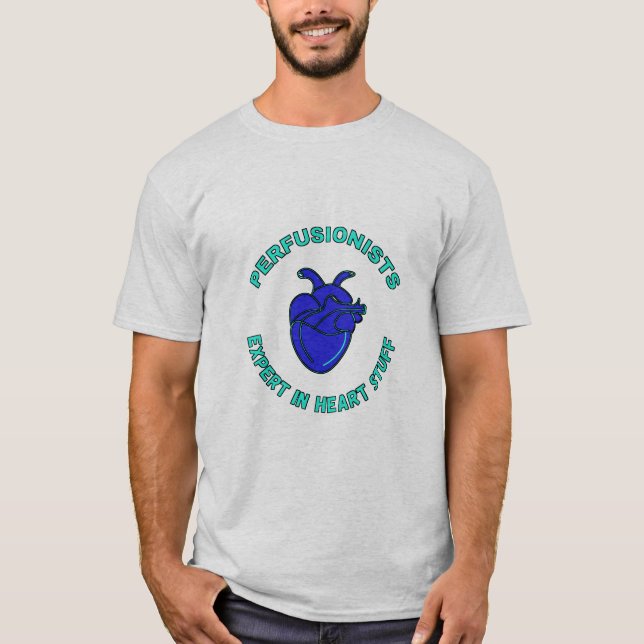 Camiseta Experto Perfusionista En Cosas Del Corazón (Anverso)
