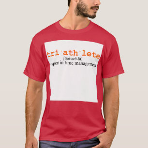 Camiseta experto triatleta en gestión del tiempo