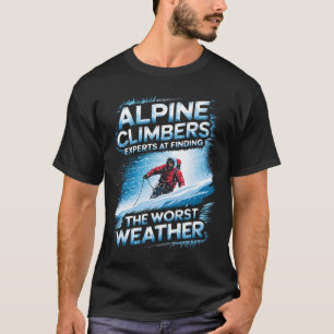 Camiseta Expertos en escalada alpina para encontrar el peor
