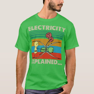 Camiseta Explicación de electricidad en TShirtElectricity