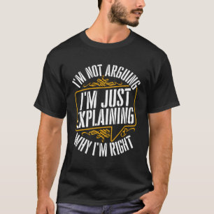 Camiseta Explicando Por Qué Iâ´M Es Filosofía Griega Correc