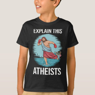 Camiseta Explicar a estos ateos Jesús Guantes de Boxeo Dive