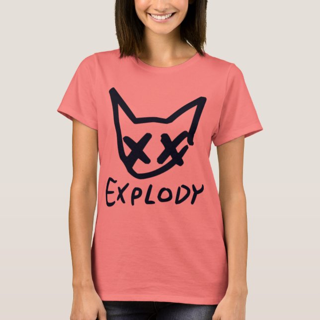 Camiseta Explicar el gato (Anverso)