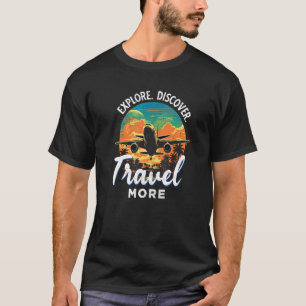 Camiseta Explora Descubre Viajes Más Viajero Agente Vacati