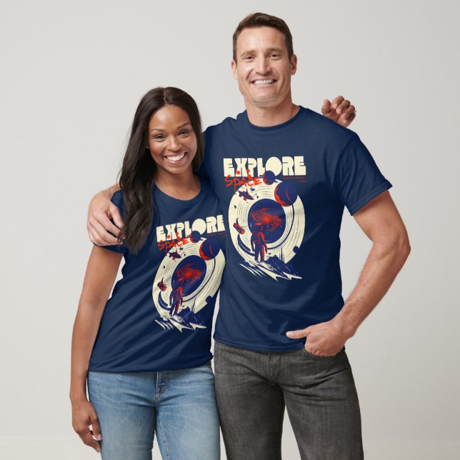Camiseta Explora el Espacio - Astronauta Cósmico (Unisexo)