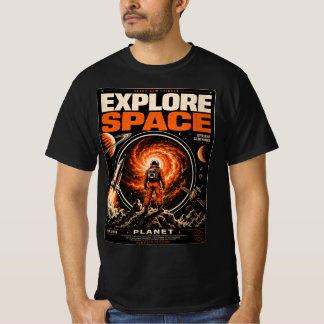 Camiseta Explora el Espacio – Retro Sci-Fi