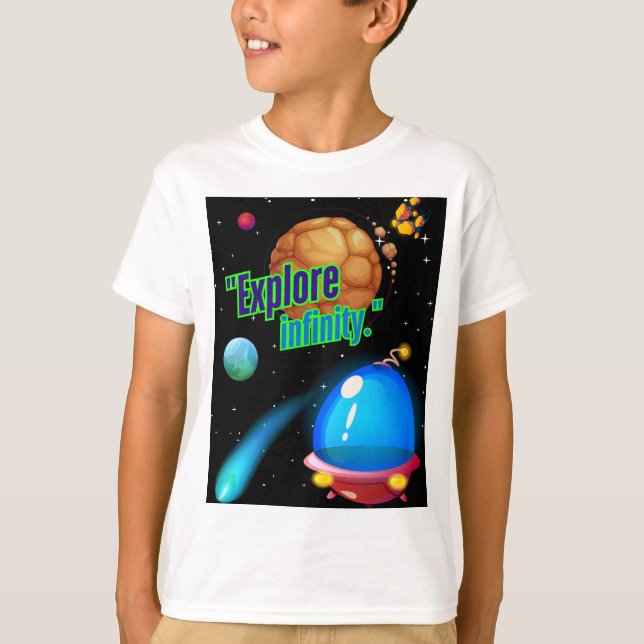 Camiseta Explora el infinito (Anverso)