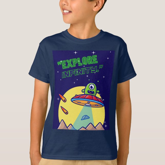 Camiseta Explora el infinito (Anverso)